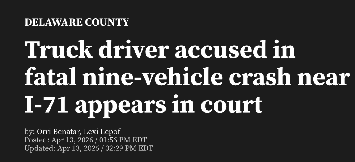 Driver Charged After Fatal Ohio Crash Killing Family