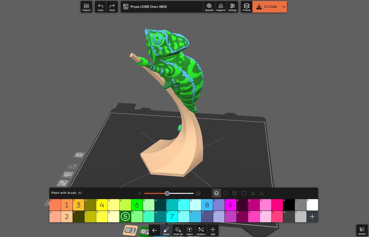 CORE One INDX Enables Ultra‑Efficient 8‑Tool 3D Printing