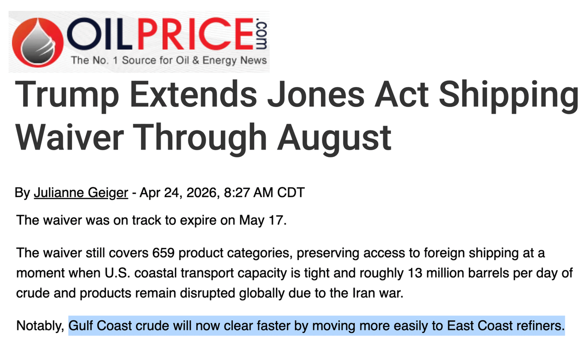 Congress Should Permanently Repeal Jones Act, Not Just Waive