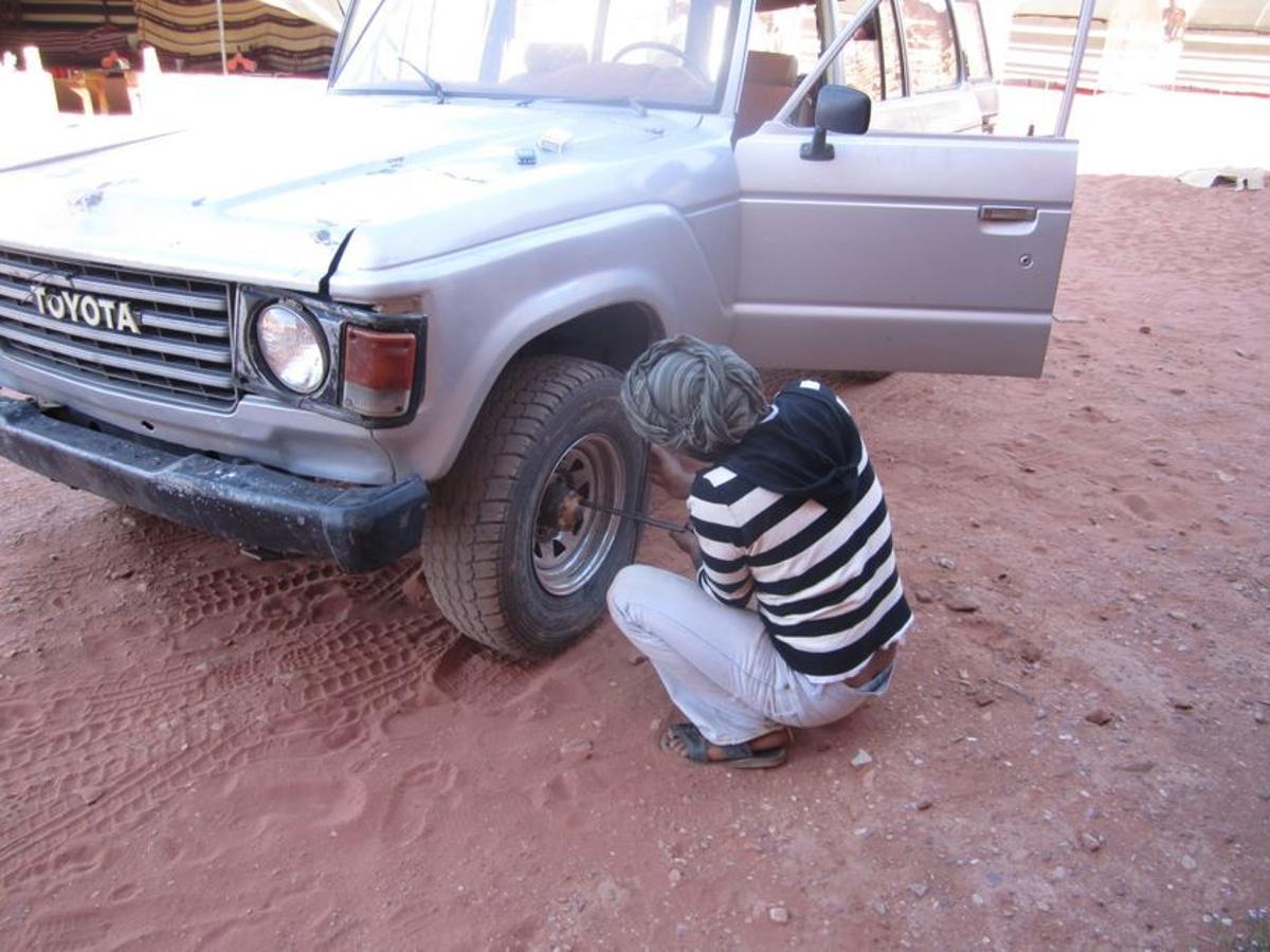 Karma Meets a Flat Tire: A Bedouin Lesson