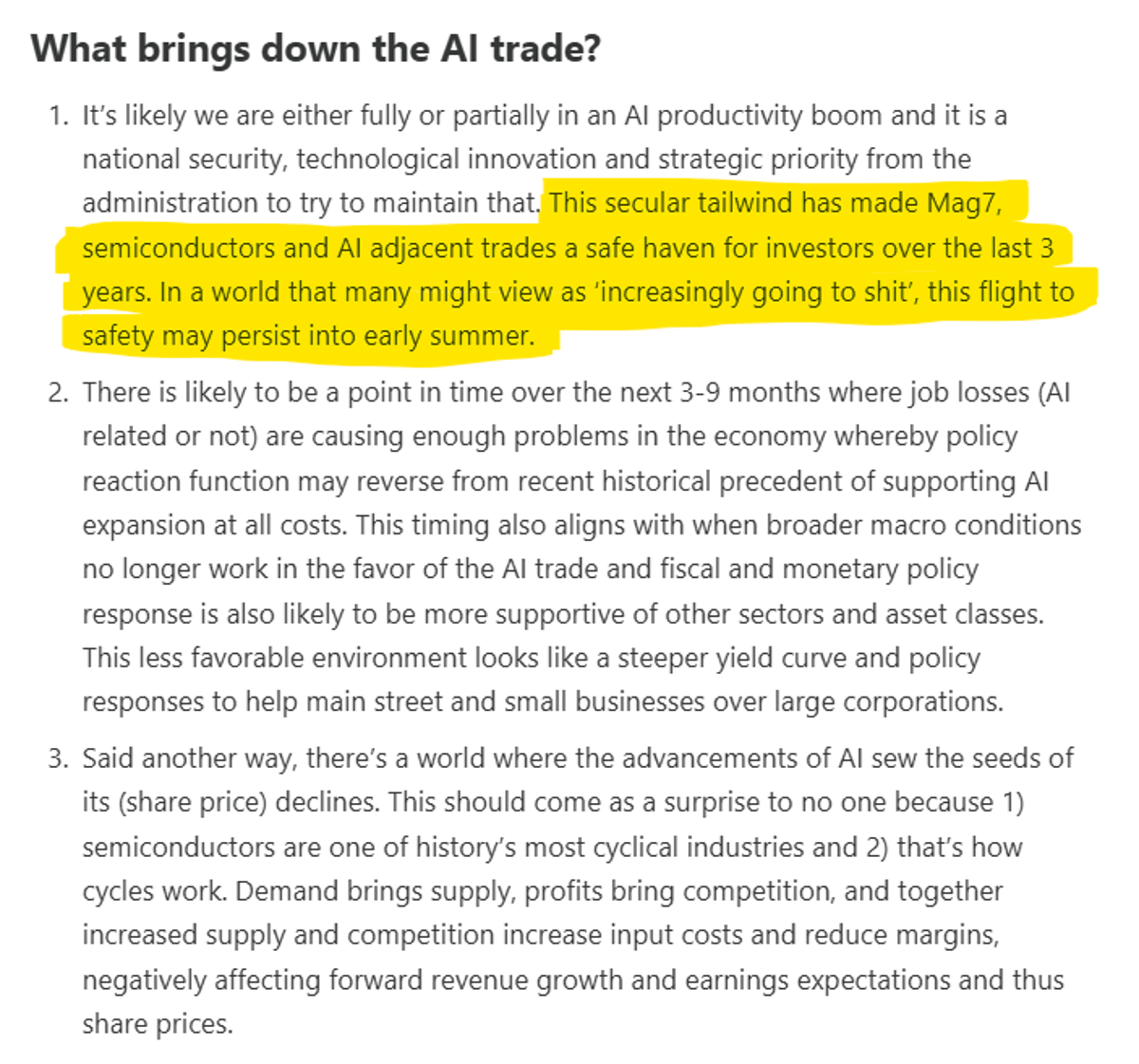 Expect Early Summer Mean Reversion in Mag7 Semis