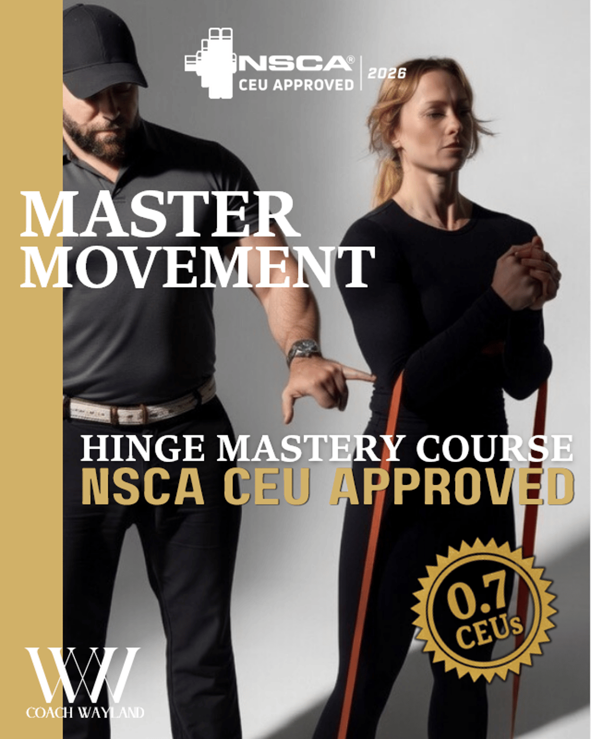 Hinge Mastery Course Gains NSCA Approval for CEUs
