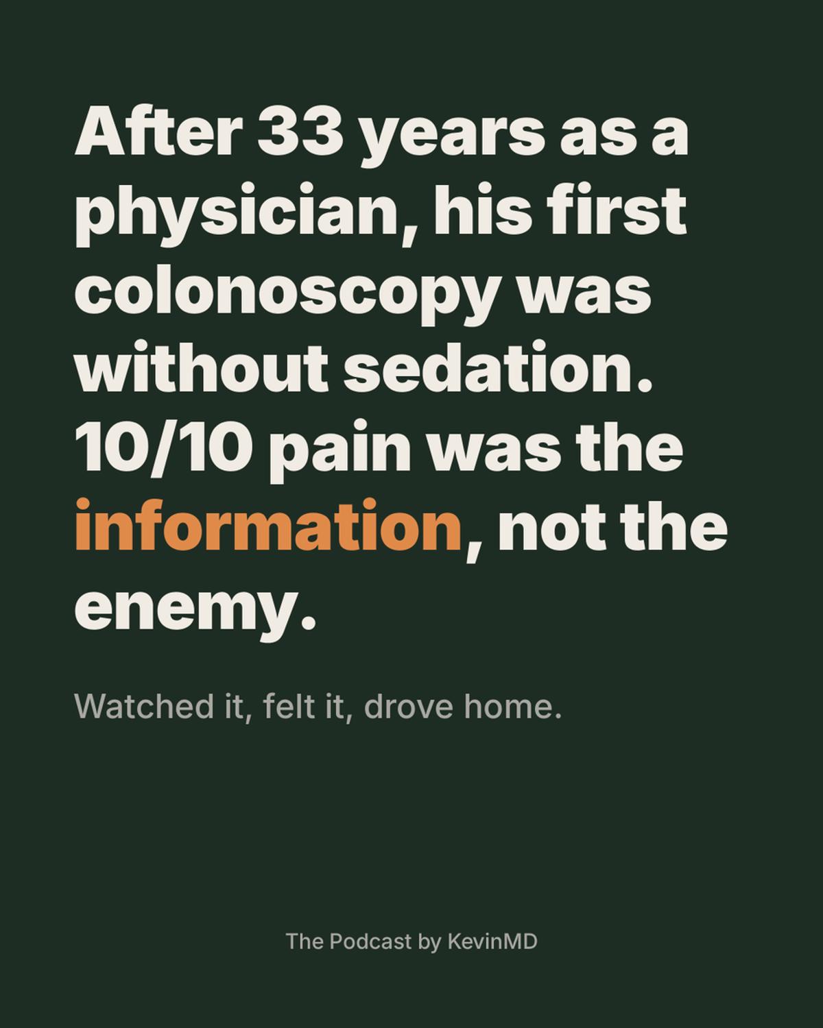 Awake Colonoscopy Reveals Unbearable Pain at Flexures