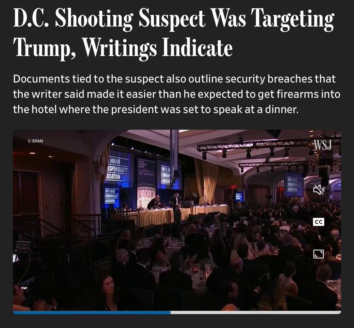 WSJ Clarifies Who the Alleged Assassin Targeted