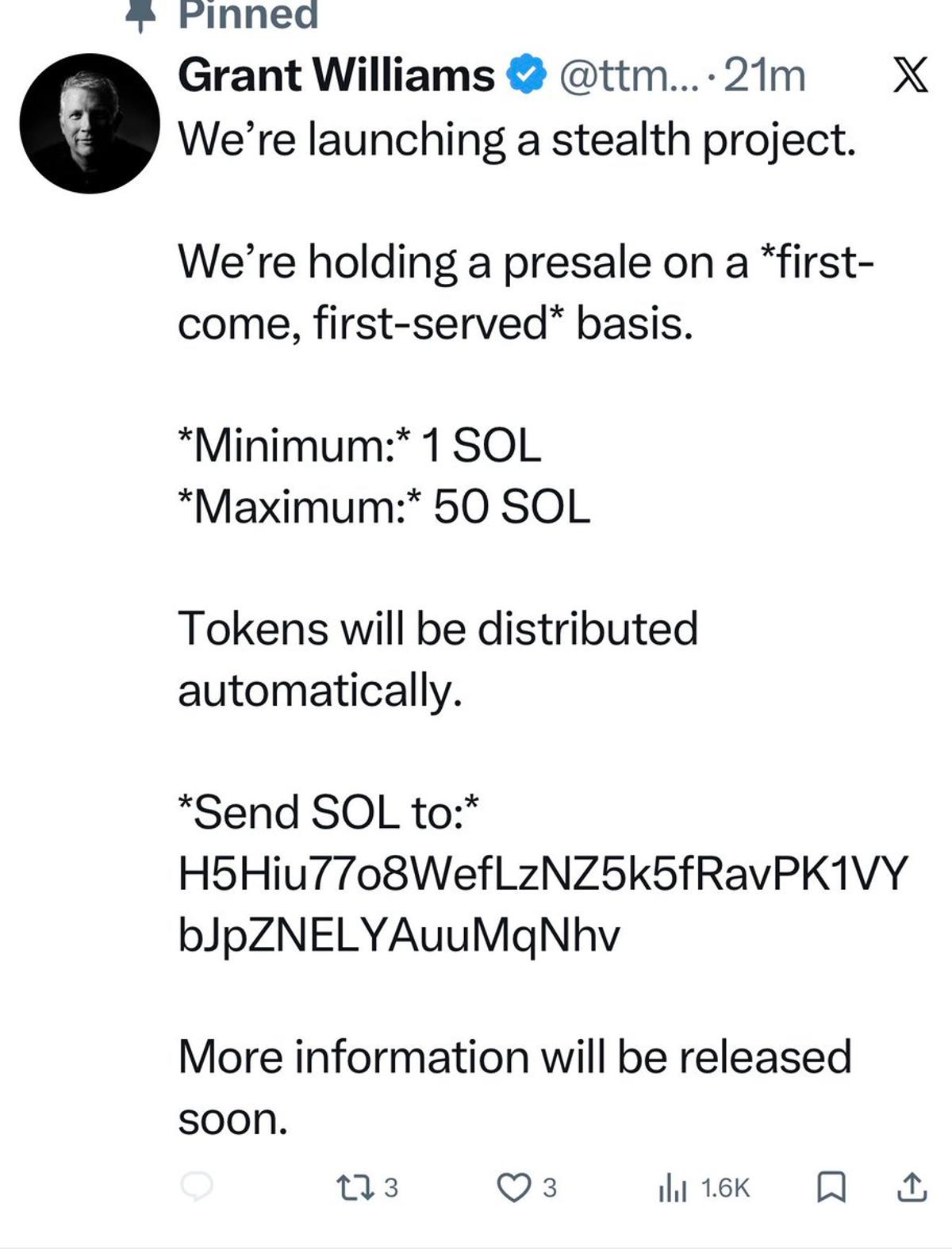 Grant Williams at Risk—Enable 2FA Now