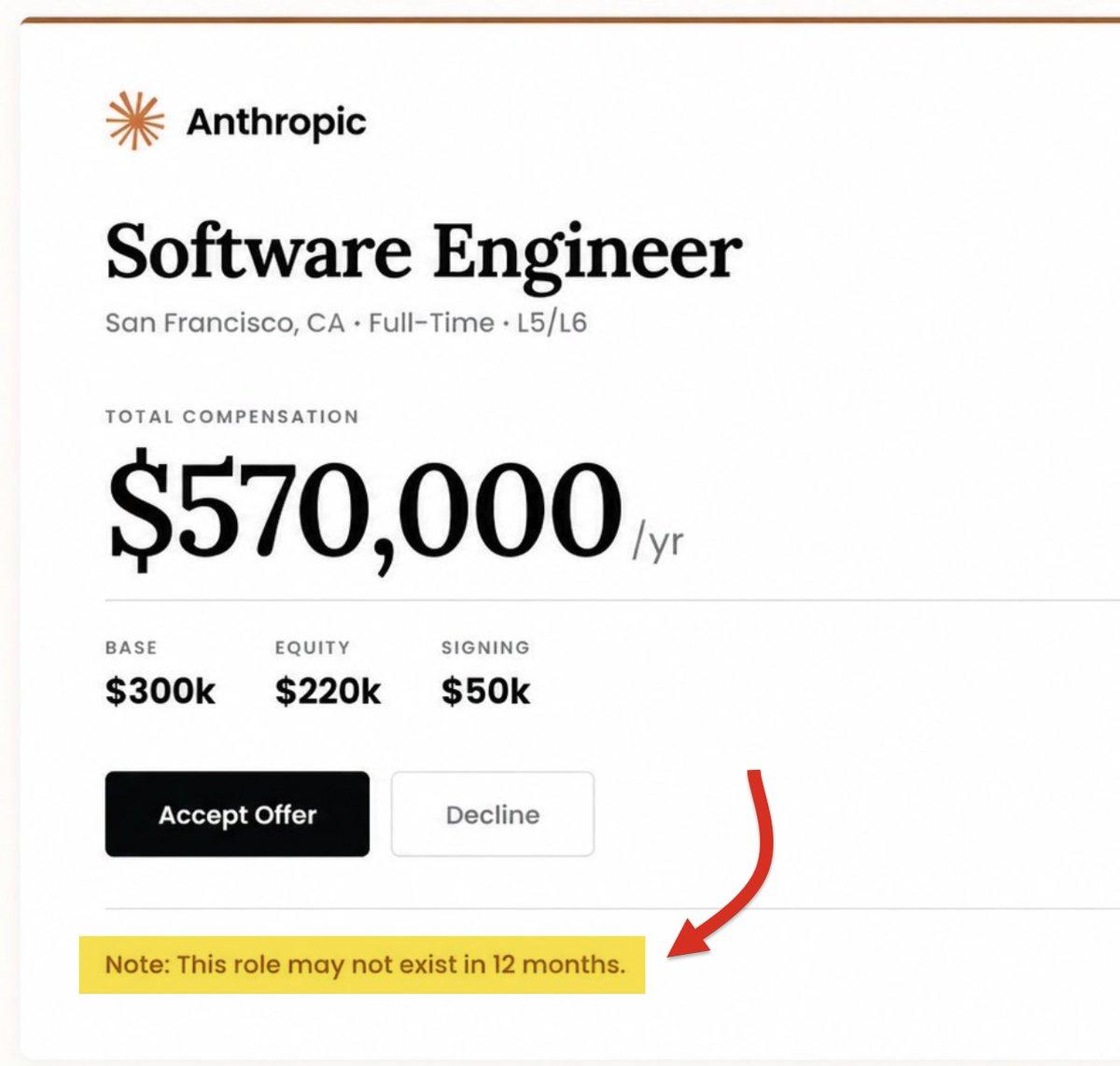 Earn $570k Building AI that Will Replace You