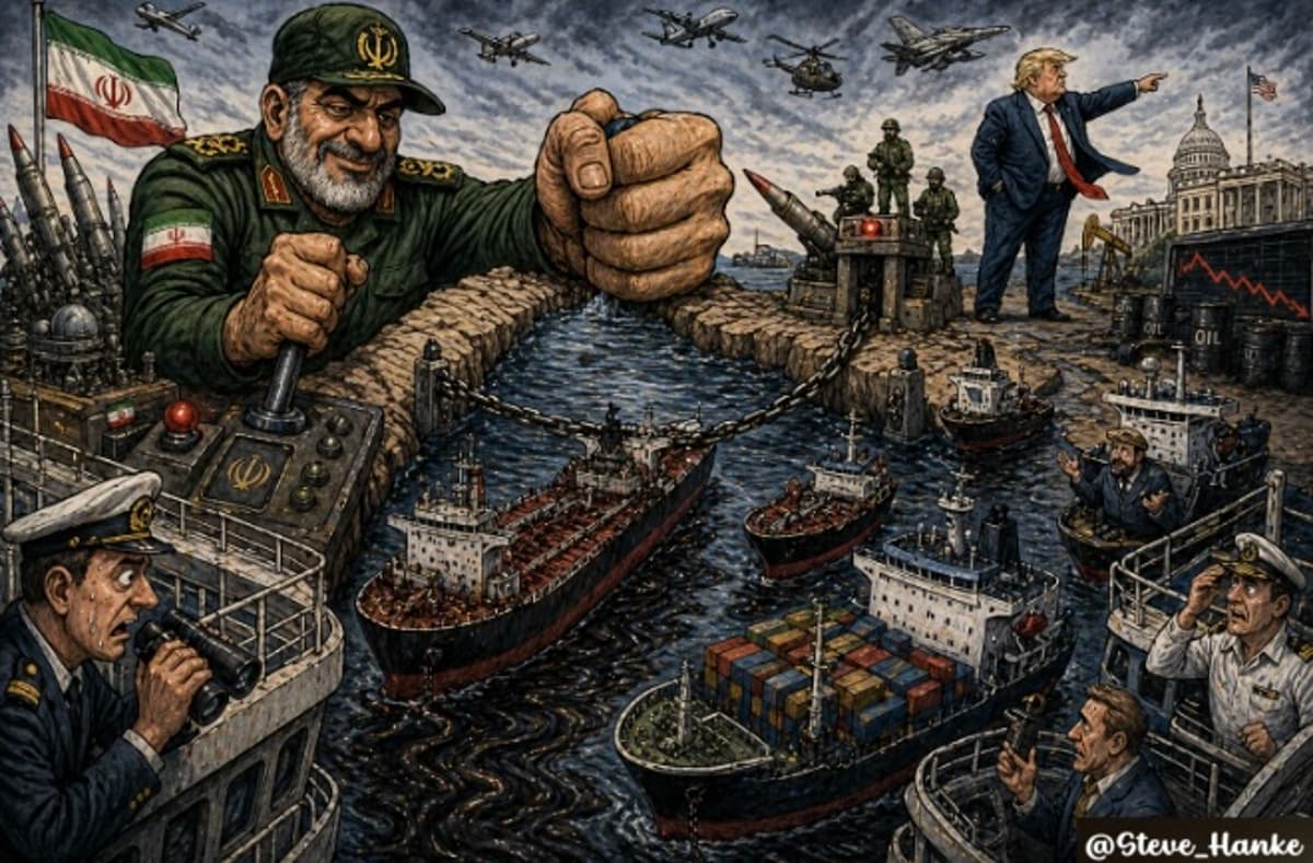Iran Holds Control of Strait of Hormuz, Despite Trump