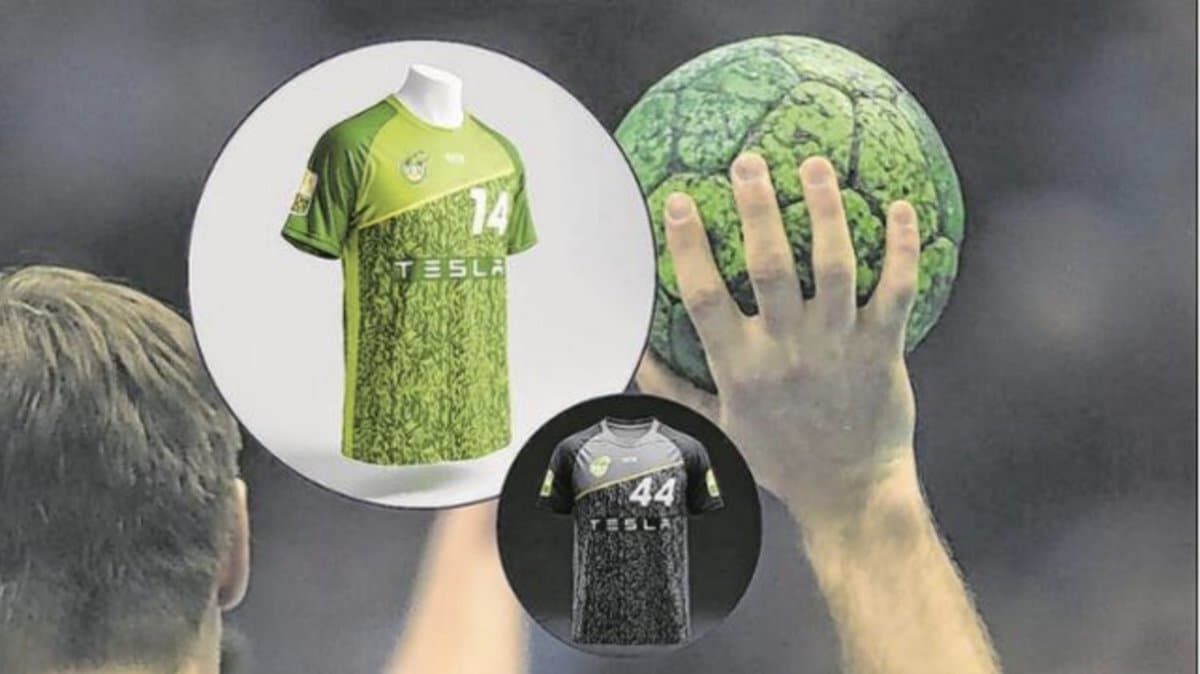 Tesla Giga Berlin Sponsors Local Handball Club with Logo