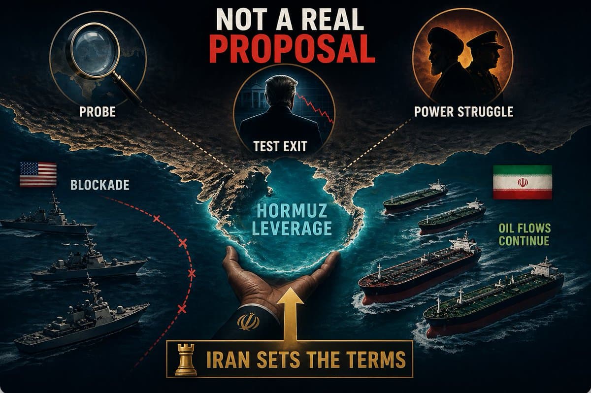 Iran’s Hormuz Probe Tests Trump’s Exit Desperation