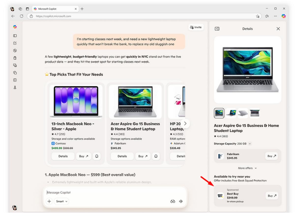Microsoft Adds Contextual Offer Highlights to Copilot Ads