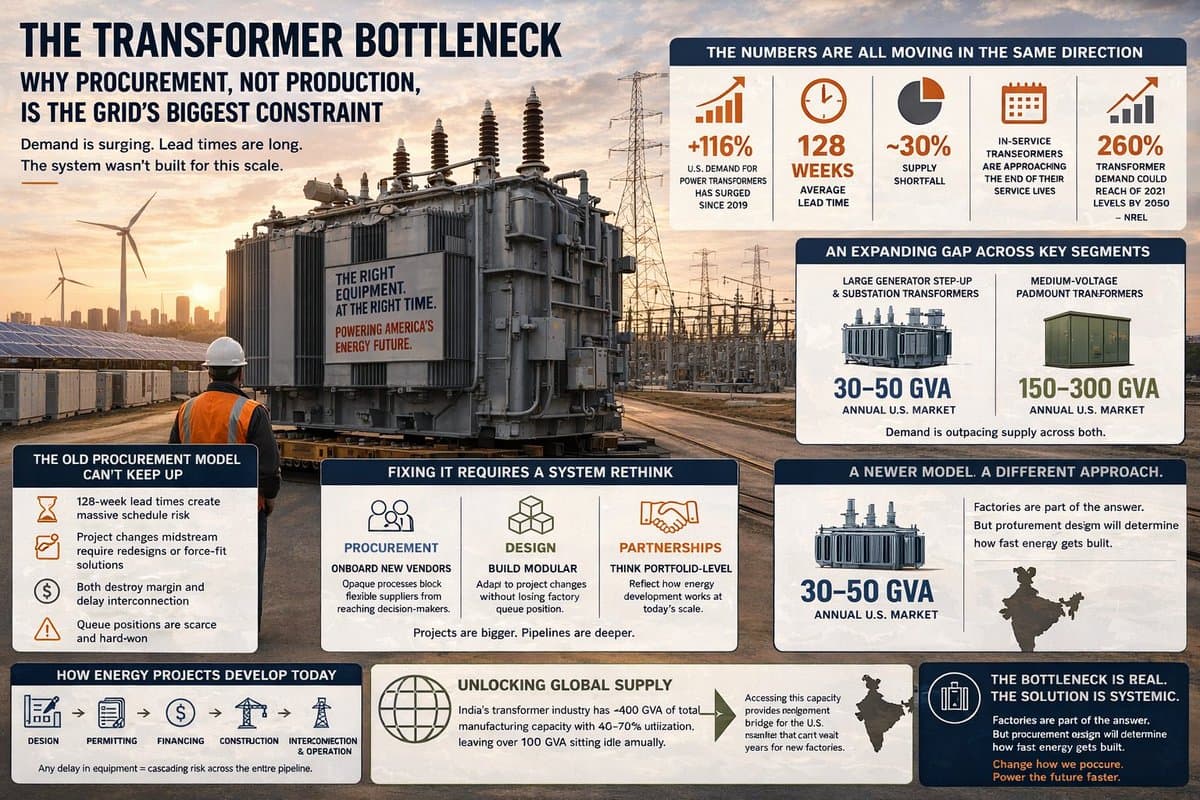 Standardize, Modularize, and Procure Transformers at Portfolio Level