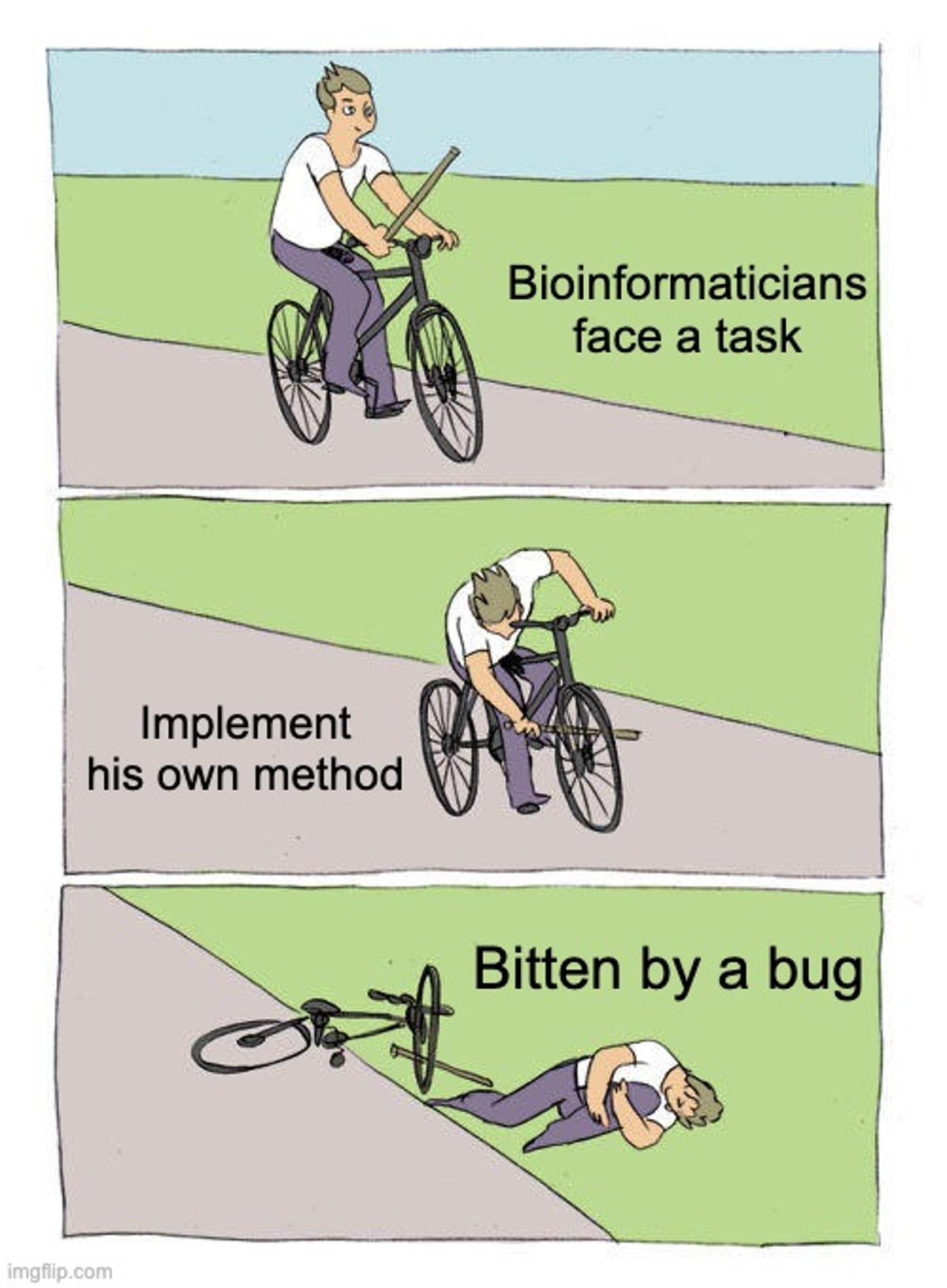 Don't Reinvent Broken Wheels—Use Existing Bioinformatics Tools