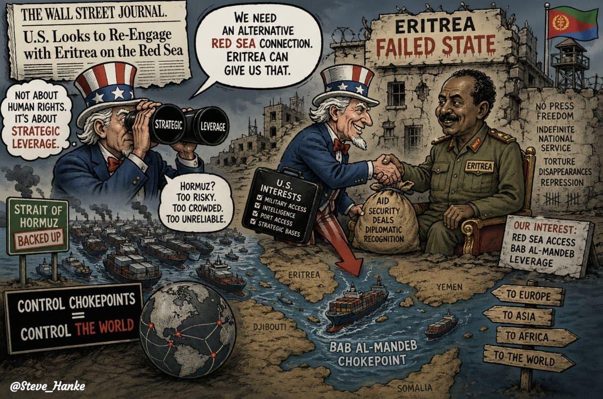 U.S. Seeks Eritrea Ties for Red Sea Strategic Foothold