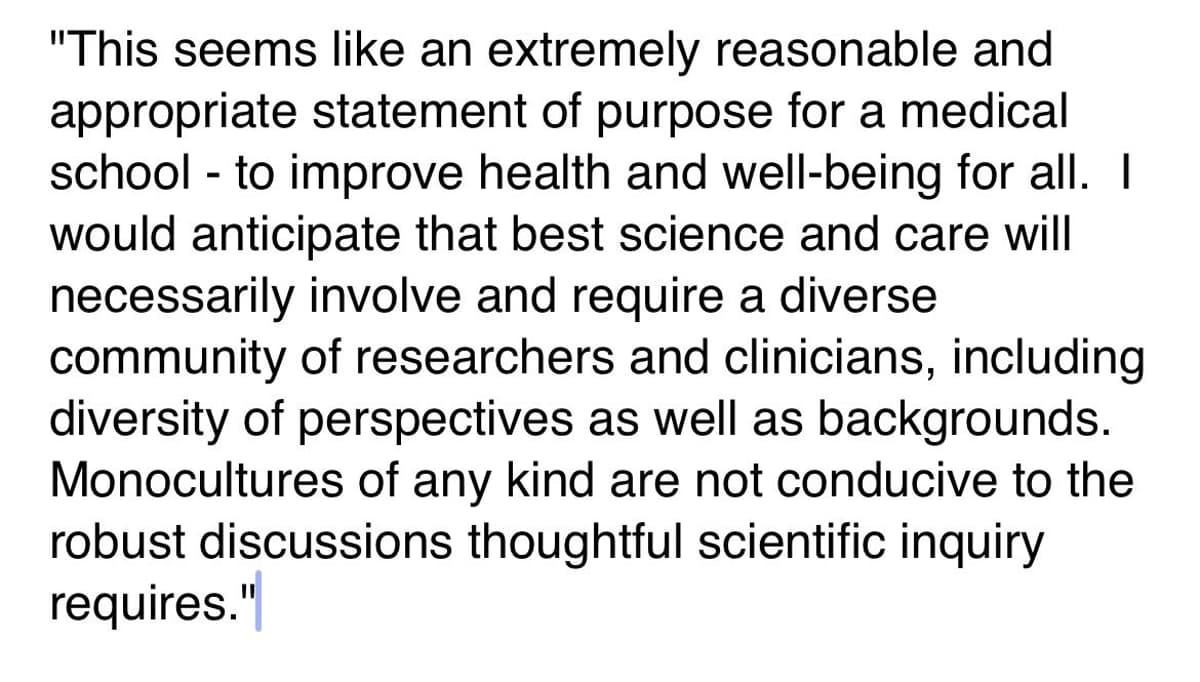 Harvard Med Mission Revision Deemed