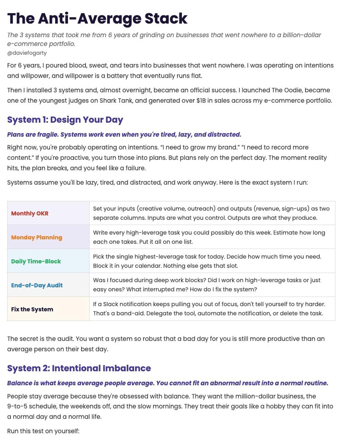 Three Habits that Break the Average Mindset