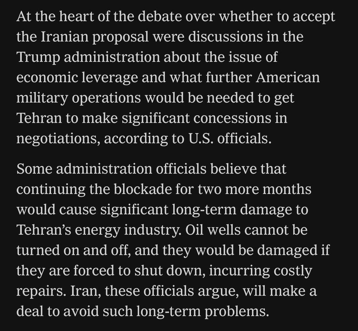 Officials Warn Two‑month Blockade Could Cripple Tehran's Energy Sector
