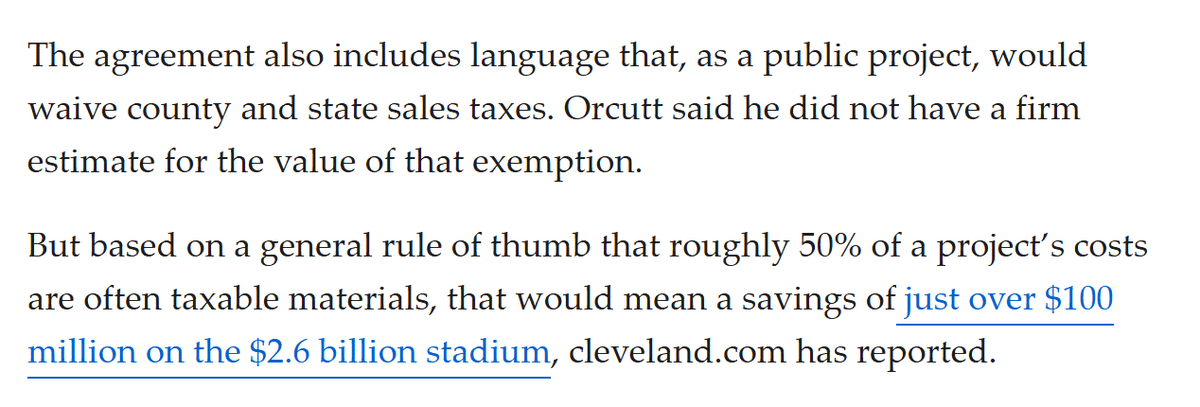 Ohio Lawmakers Waste $100M on Haslam Family