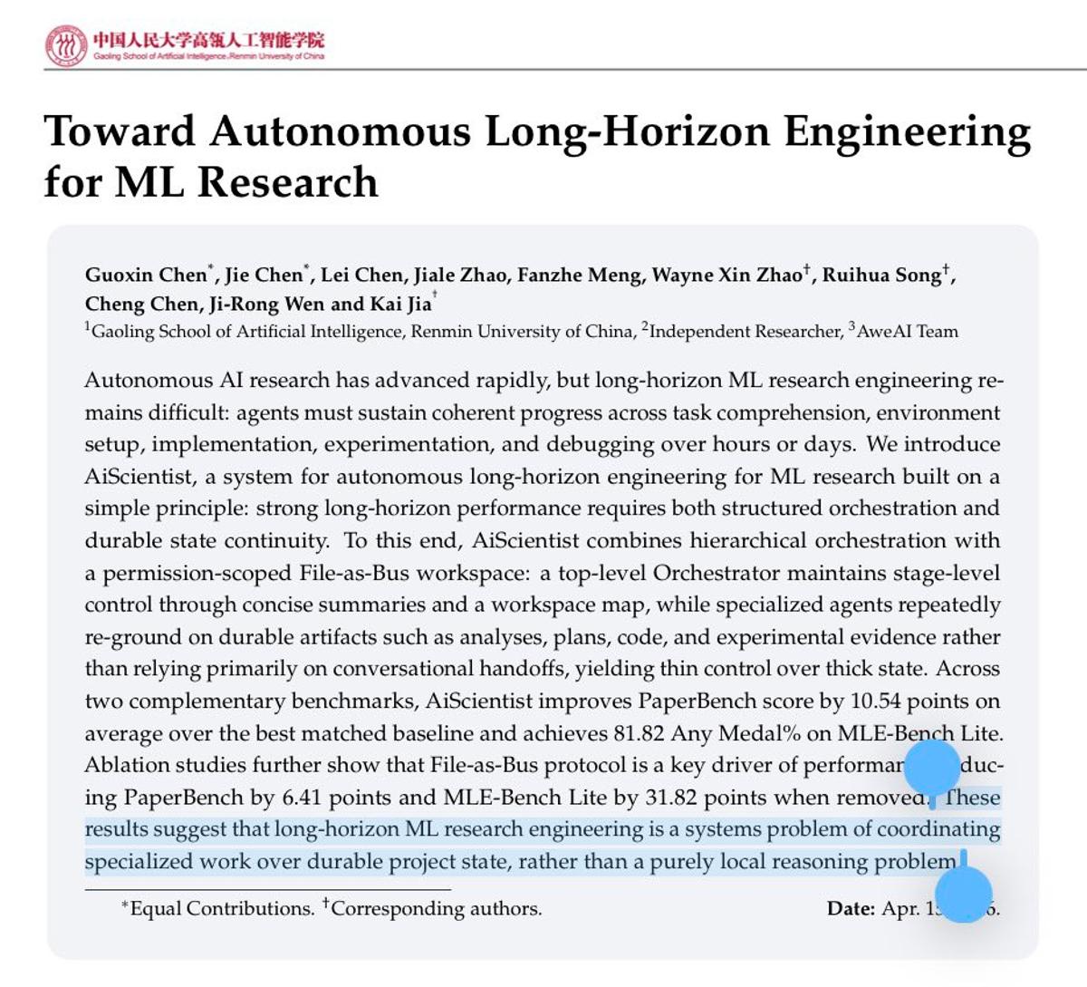 Long‑term ML Research Is a Coordination Systems Challenge