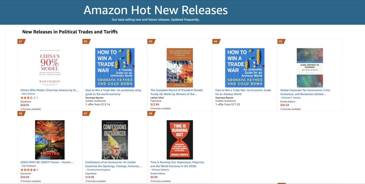 Amazon's New Offering Highlights Ongoing US‑China Economic Conflict