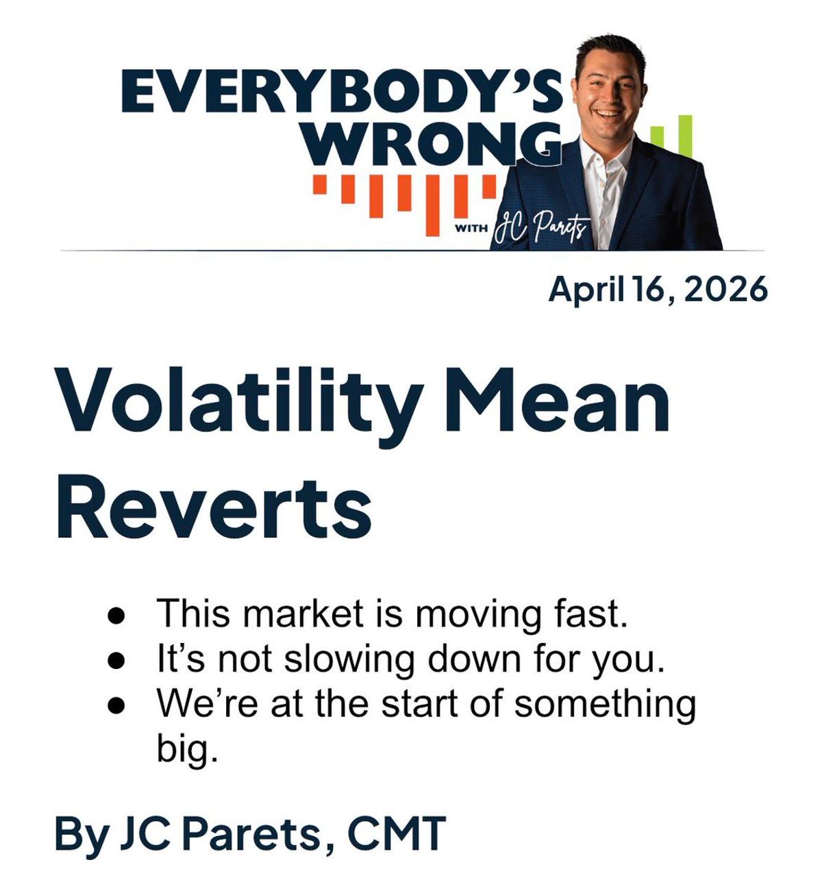 Stocks Trend, Volatility Mean‑reverts Faster than Ever