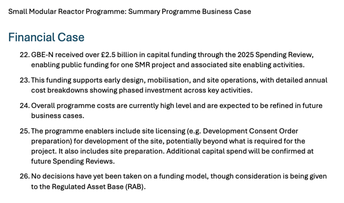 SMR Funding Still Unresolved After Wylfa Announcement