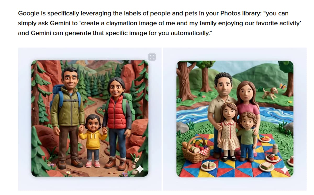 Gemini Adds Personal AI Photo Generation with Google Photos