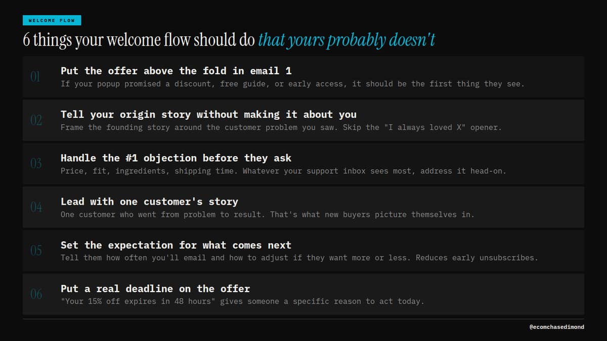 Your Welcome Flow Misses Revenue: 6 Essential Fixes