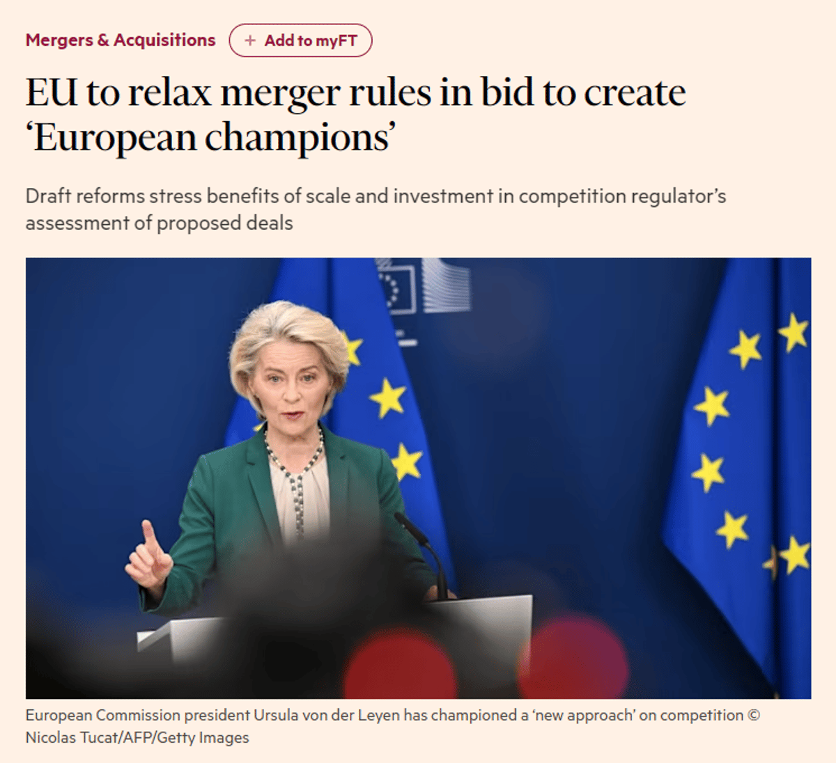 Cut Antitrust Red Tape, Build Canadian Champions