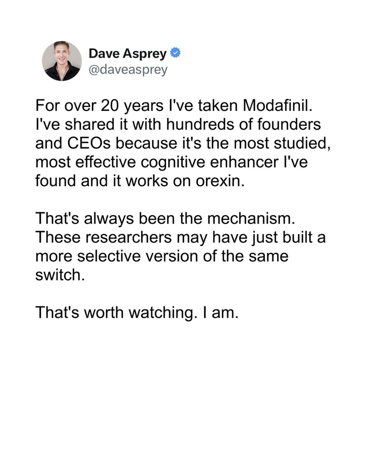 AI Creates Orexin Activator to Boost Focus, Reduce Sleep