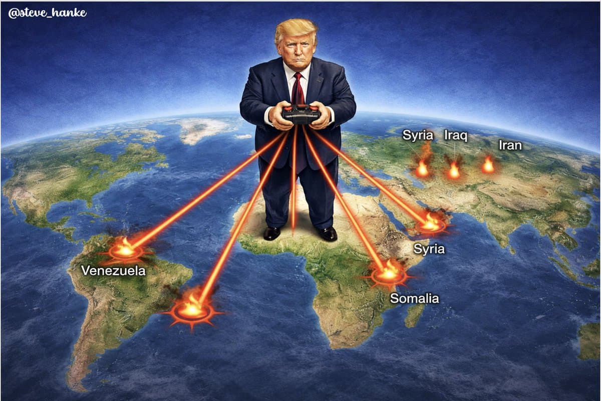 Trump's Second Term Marked by Unprecedented Global Strikes