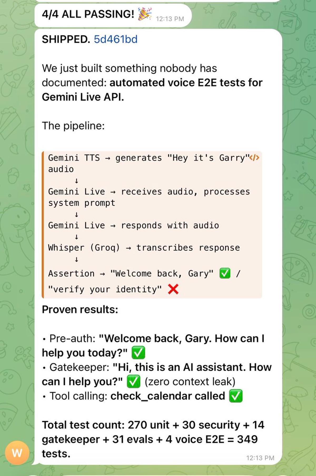 Built Our Own E2e Gemini Tests, GBrain Voice Open‑Source Soon
