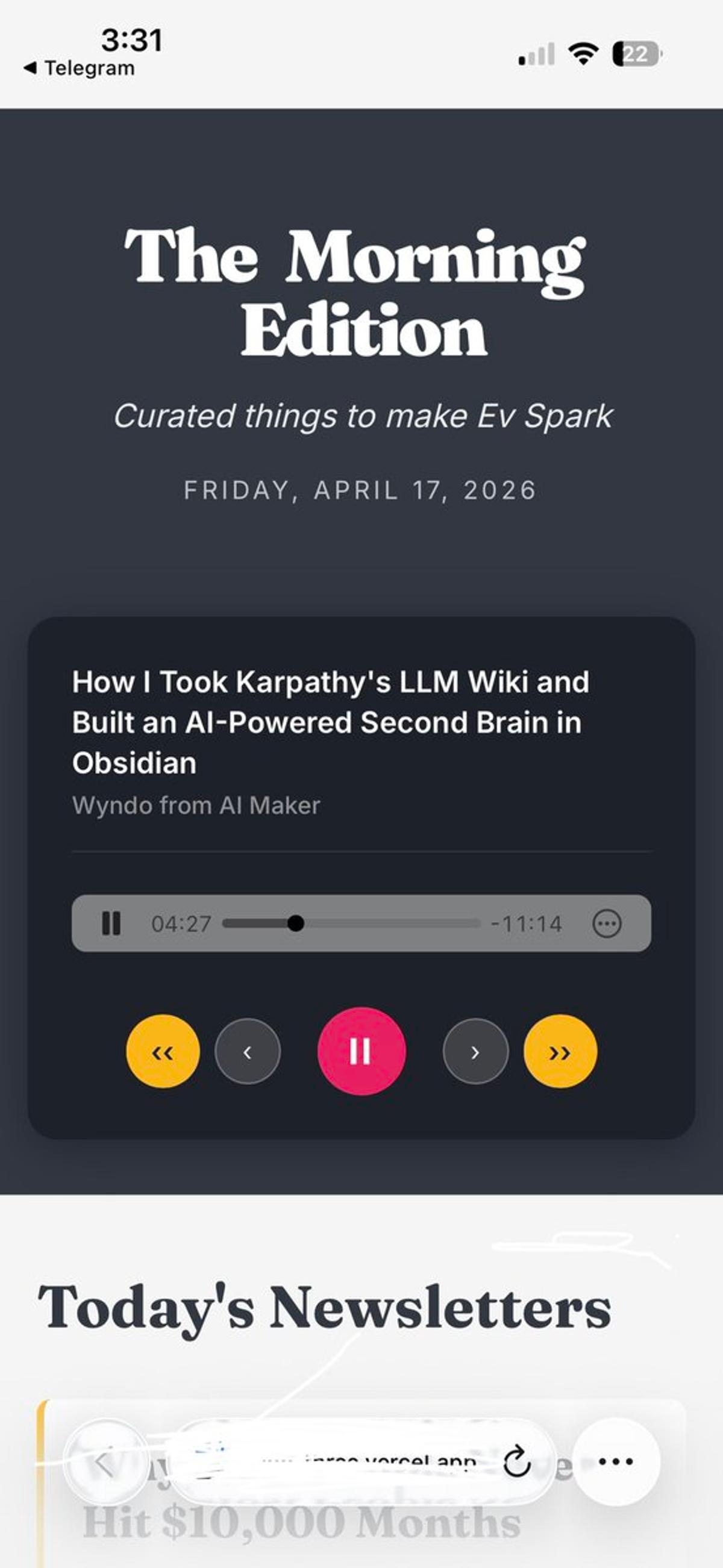 Turn Your Email Newsletters Into a Morning Audio Brief