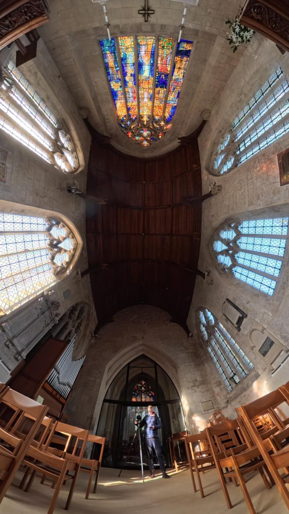 Capturing Tom Denny’s New Stained Glass Installation