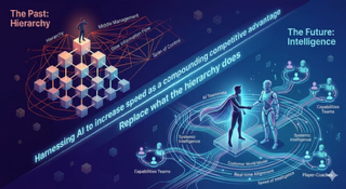 Leadership Now Needs AI Teammates, Not Middlemen