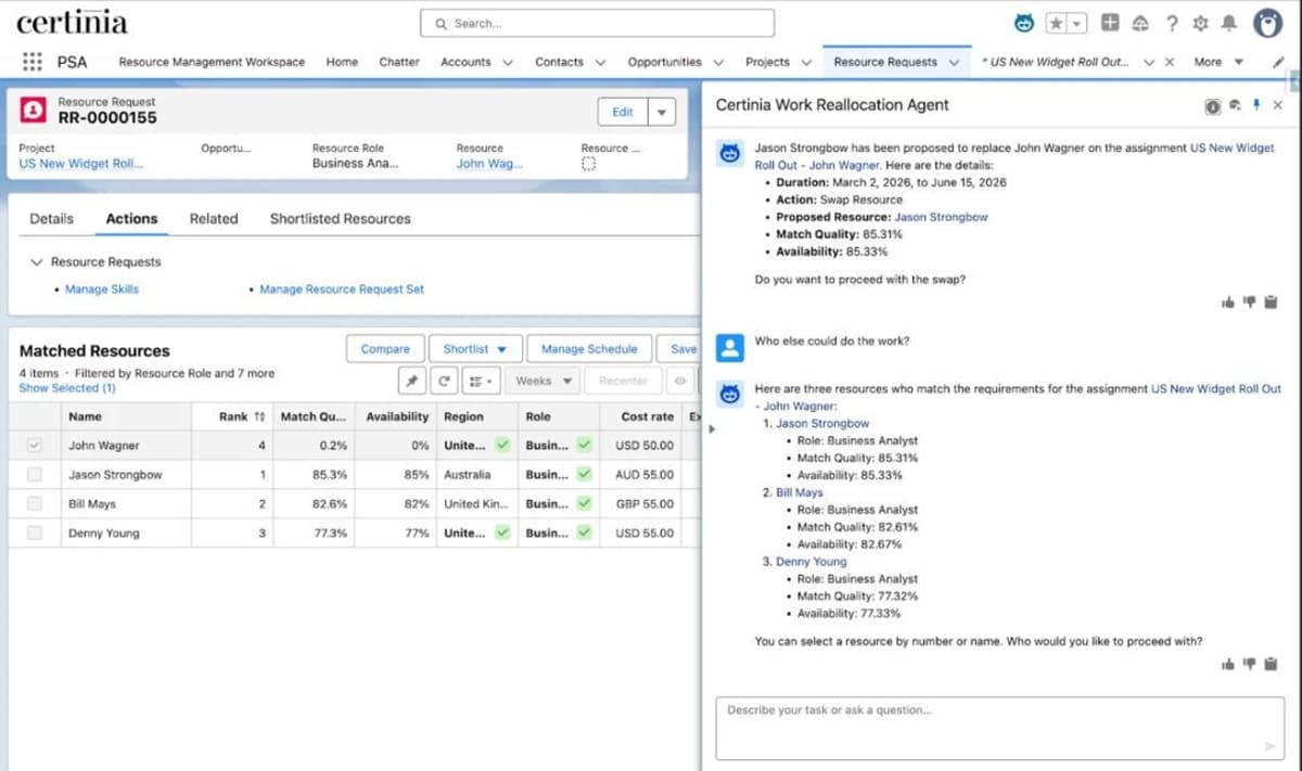 Certinia Unveils Veda: AI Agents Boost PSA Automation