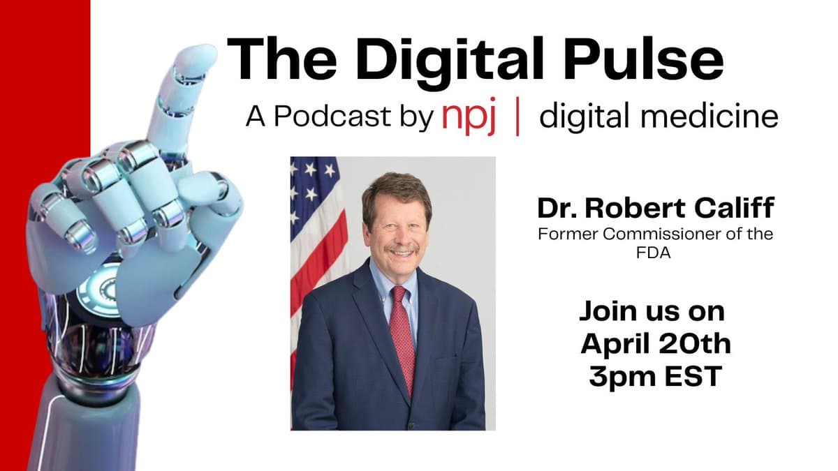 Join Dr. Robert Califf on Future of Drug Regulation