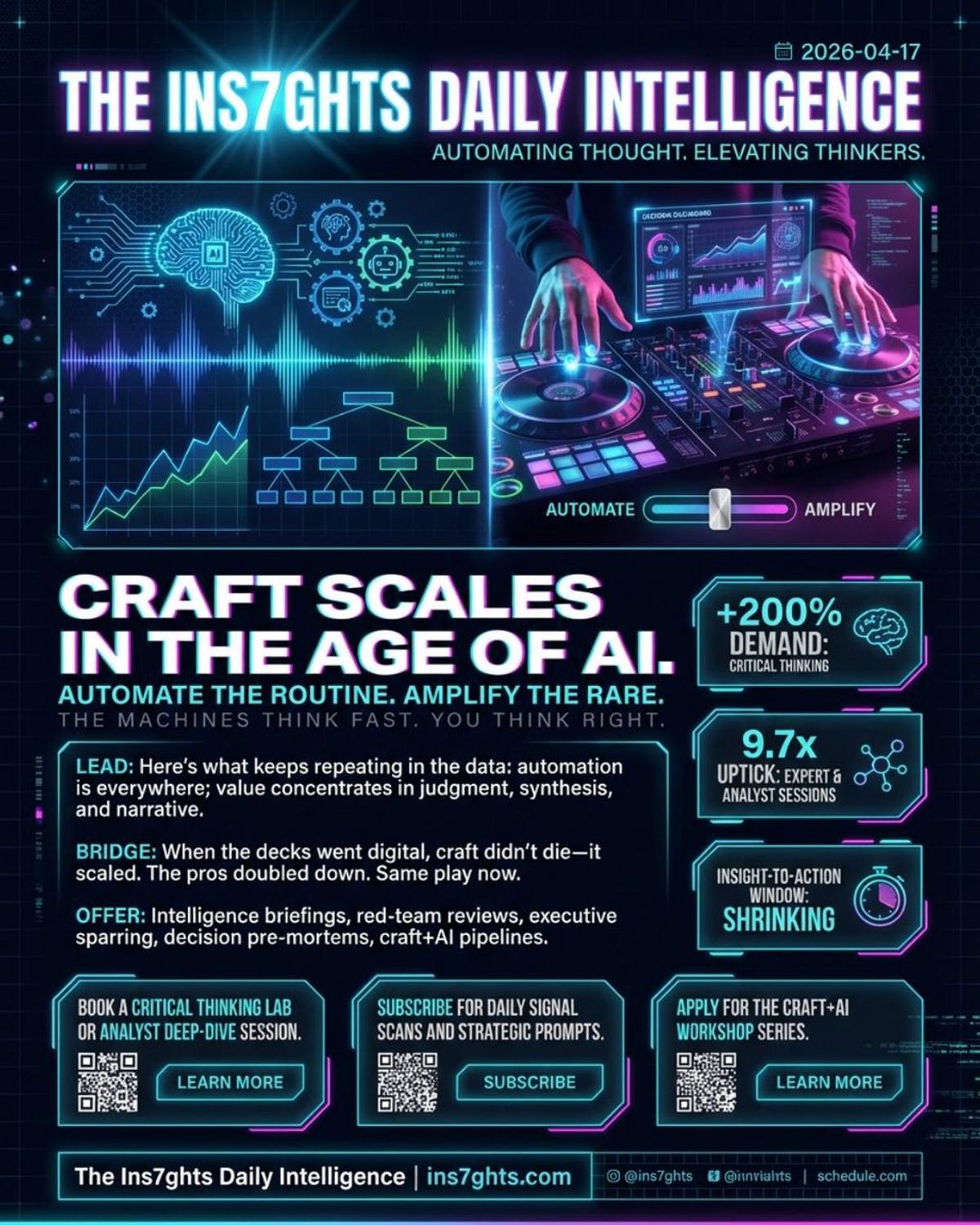 Governance Is Hobby; Security Is Necessity with Consequences