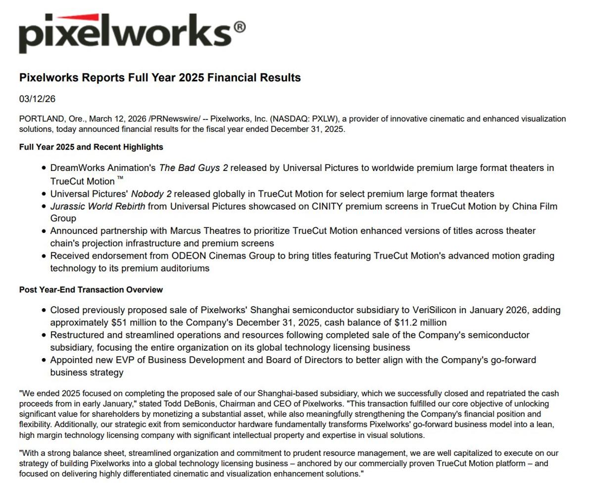 Pixelworks Uses $5M Buyback to Signal Licensing Pivot