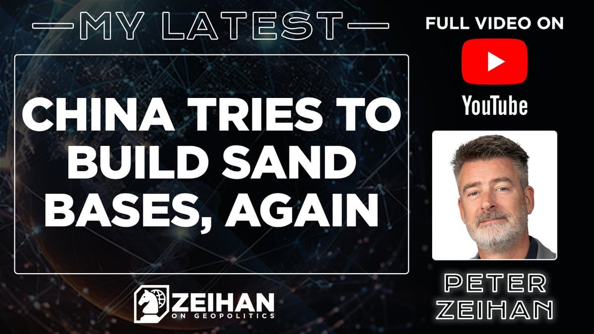 China's South China Sea Sandcastle Standoff Escalates