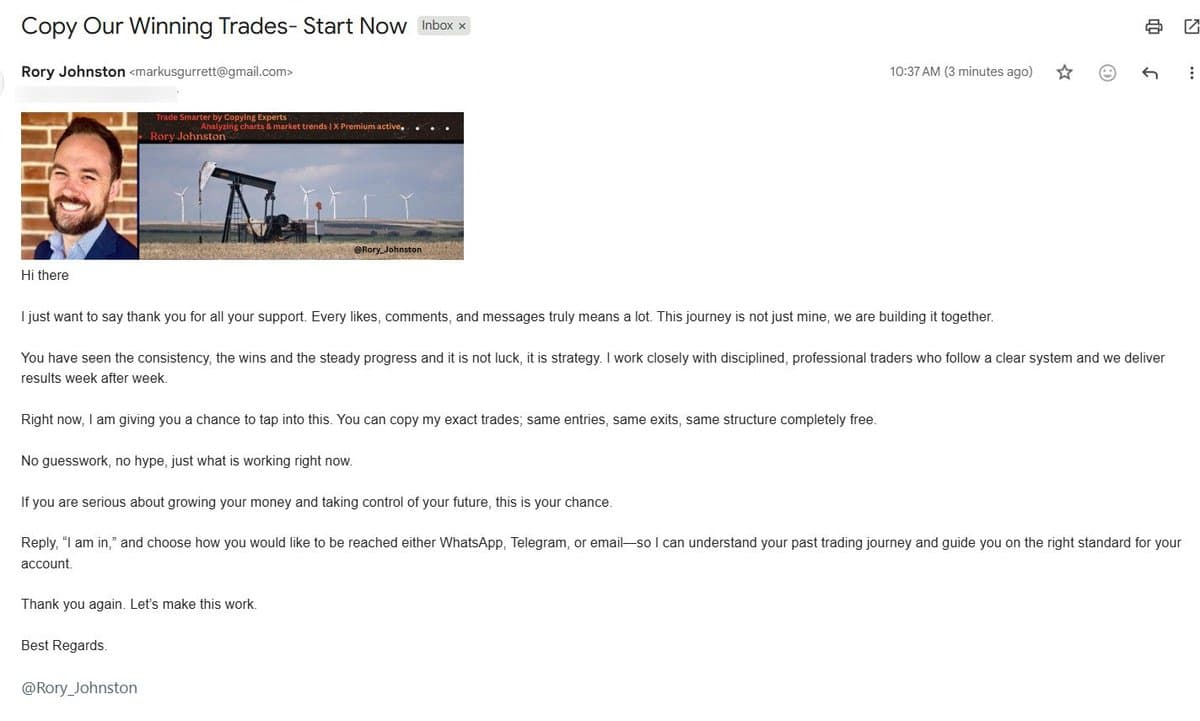 Unwanted Anonymous Email Sparks Creepy Concern