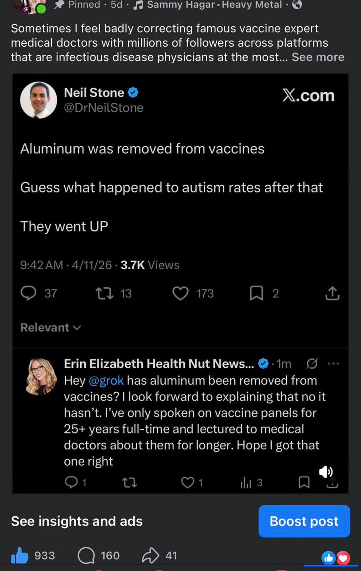 Farmer Journalist Challenges Doctor's Vaccine Expertise