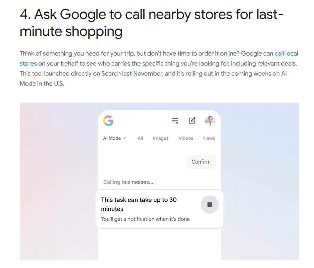 AI Mode Now Orders Nearby Items via Voice