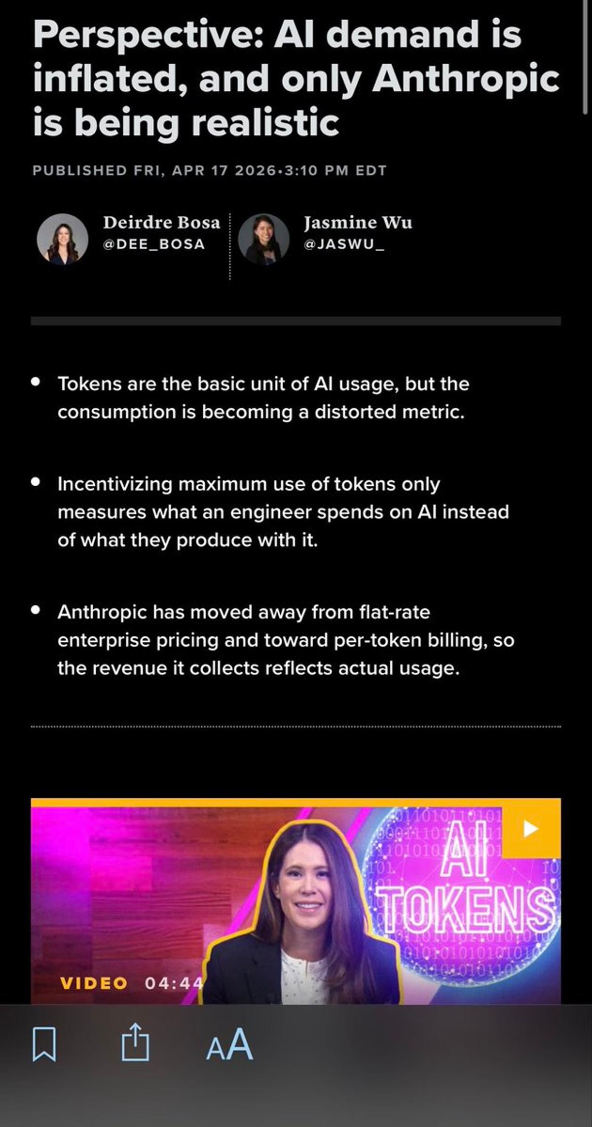 AI Demand Metrics Are Broken; Anthropic Offers Realistic Pricing