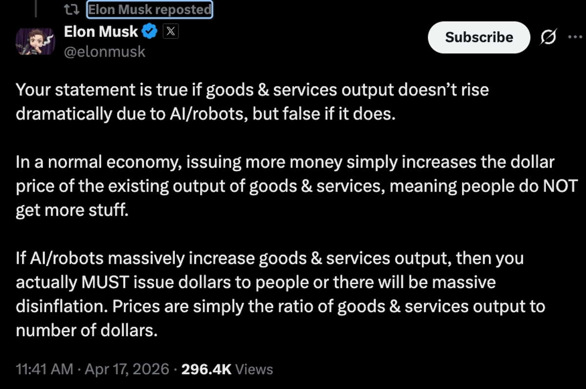 AI Will Replace Half Jobs, Driving Future Abundance