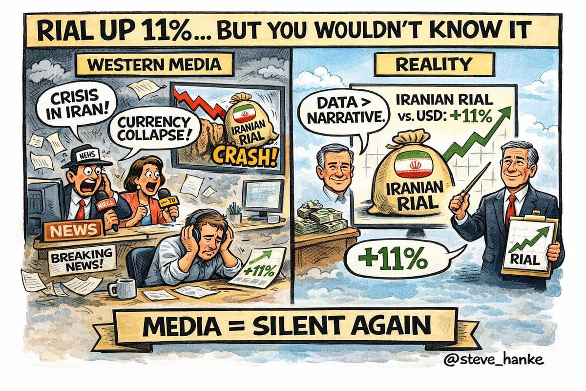 Iranian Rial Gains 11% Amid US‑Israeli Conflict, Media Silent