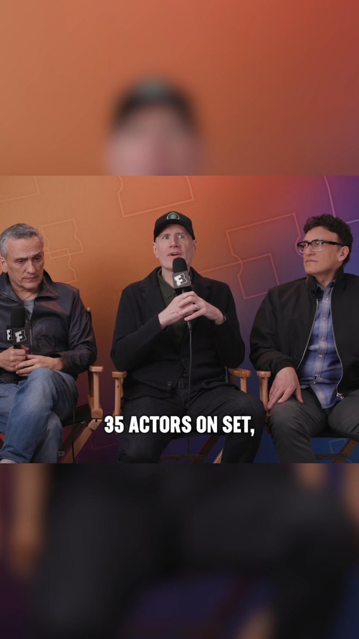 Kevin Feige Reveals 35 Actors on Avengers Set