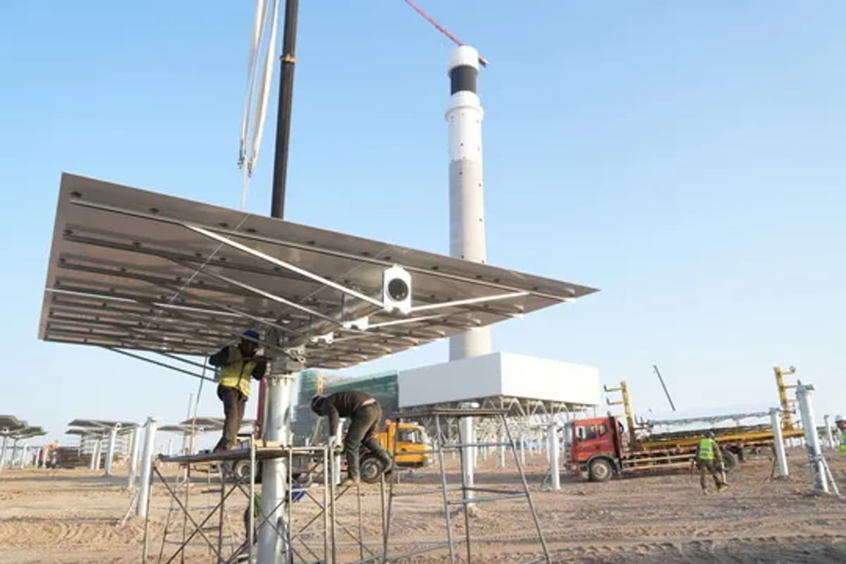 China Builds World's Largest PV‑CSP Hybrid Plant
