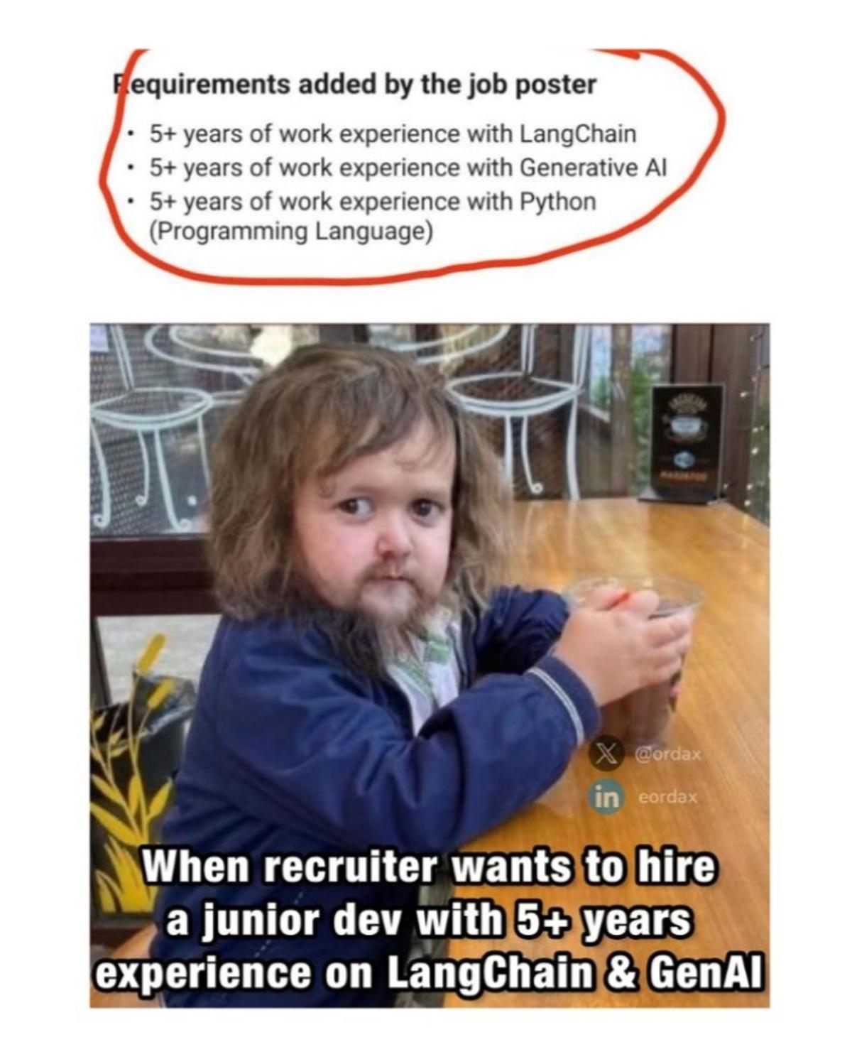 Recruiters Demand 5‑Year LangChain Experience, Reality Lags