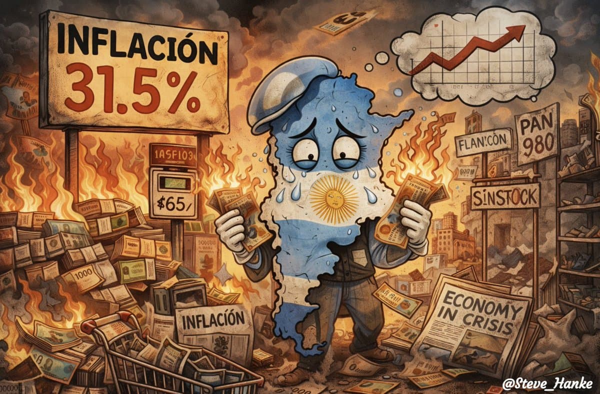 Argentina Ranks Fifth Most Miserable; Milei's Inflation Promises Fail