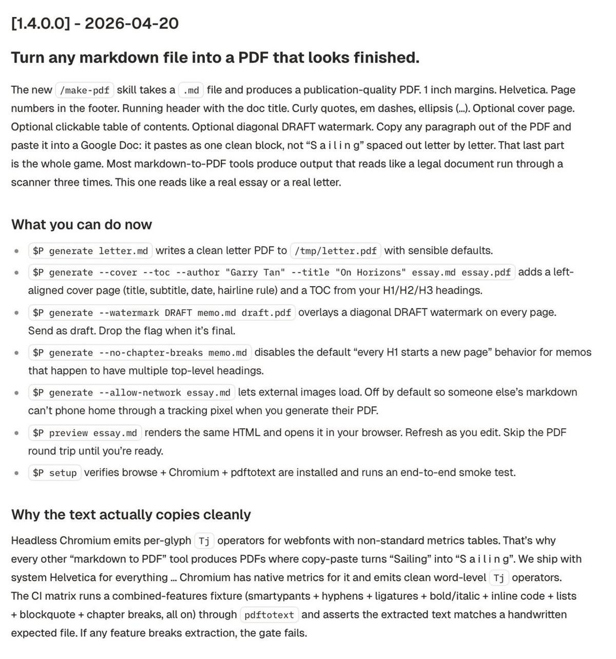 Claude Code Powers Open-Source GStack 1.4 with PDF Skill